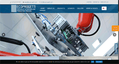 Desktop Screenshot of ecoprogetti.com